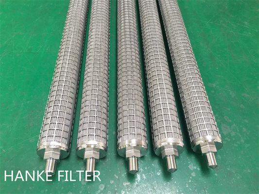 fil plissé par ℃ Mesh Filter de la filtration 400 d'industrie de 316L BOPP