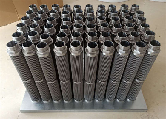 Réutilisation en plastique de 75 d'acier inoxydable en forme de bougie éléments plissée par micron de filtre