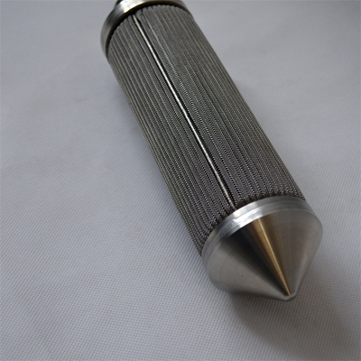 Les éléments filtrants plissés par 74mm de diamètre évaluent l'acier de 140 microns